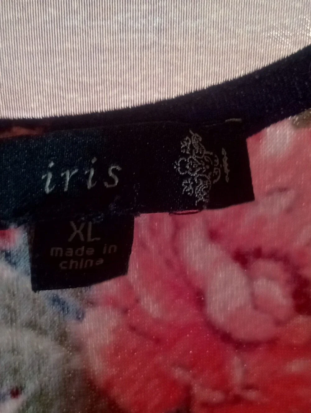 Iris Floral Navy Fit-and-Flare Dress - Pink Floral Print